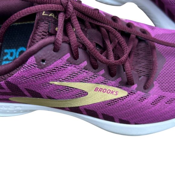 Brooks Launch 6 Purple Breathable Lightweight Running Shoes Size 7.5 - Picture 3 of 9